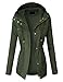 makeitmint Women's Zip Up Military Anorak Jacket w/Hood [S-3XL]