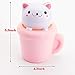 BeYumi 3 PCS Jumbo Squishy Toy, Kawaii Penguin + Cat Toy + Milk Cup Decompression Squeeze Toys for Collection Gift, Decorative Props Large or Stress Relief, 3 Pack