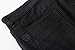 roswear Women's Ripped Denim Mid Rise Stretchy Bermuda Shorts Jeans Black XL