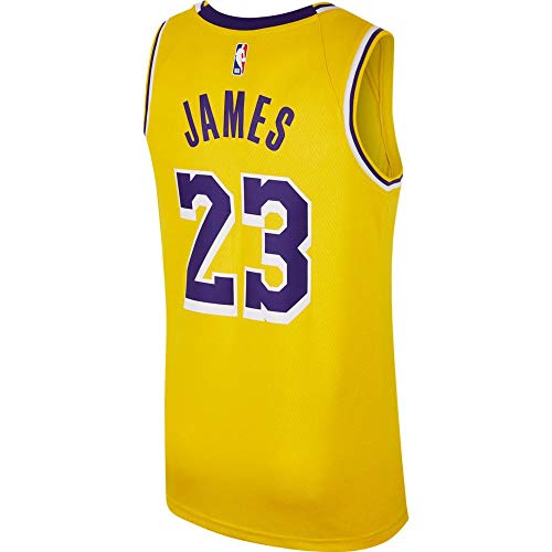NIKE Men's Los Angeles Lakers Lebron James 2018-19 Icon Edition