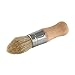 Gizmomate Chalk Paint & Wax Brush (Set of 2), New Tapered Ergonomic Design, Natural Bristles for Extra Detail and Tight Corners - Professional Furniture Round Waxing Brush