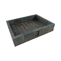 Locking Dungeon Tiles - Masonry and Stone, Wargame Terrain for Tabletop 28mm Miniatures, 3D Printed Scenery, EnderToys