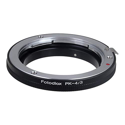 Fotodiox Lens Mount Adapter - Pentax K Mount (PK) SLR Lens to Olympus 4/3 (OM4/3 or 4/3) Mount Mirrorless Camera Adapter to Olympus 4/3 (OM4/3 or 4/3) Mount Mirrorless Camera Body