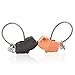 MILESI Magnetic Kiss Pig Couple Keychain Love Key Accessories Pendant Valentine's Gift/Present for Lover(black-gold)