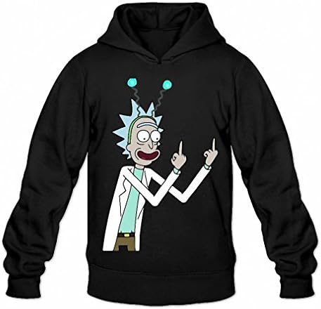 men's Print Custom hoodies soft cotton printing techniques trasher sweatshirts Black L