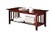 Atlantic Furniture AH15204 Mission Coffee Table, Walnut