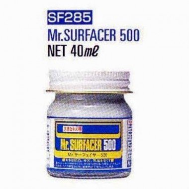 Mr. Surfacer 500 NET.40ml Bottle Gundam Hobby