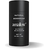 Amallow - Natural Deodorant - Aluminum Salt-Free, Tallow-Based, Baking Soda-Free, with Magnesium & Zinc - Long-Lasting Odor Protection - Handcrafted in the USA - 2.6 oz (Citrus Blossom)