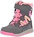 Merrell Kids' Unisex M-Snow Crush Jr Wtrpf Snow Boot, Grey/Coral, 07.0 M US Toddler