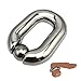 Men Stainless Steel-Ball-Metal-Ring Cook Toy
