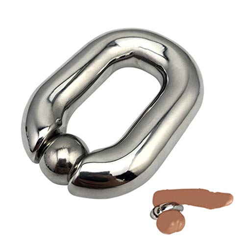Men Stainless Steel-Ball-Metal-Ring Cook Toy