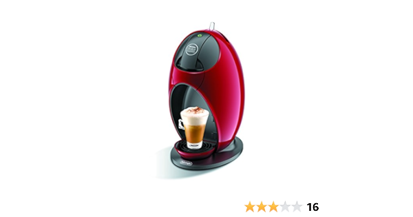 DeLonghi Jovia EDG250.R - Cafetera (Independiente, Rojo, Espresso machine,  Cápsulas, Café, 0,8L) : Amazon.es: Hogar y cocina