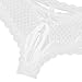 YiZYiF Sissy Pouch Men's Lingerie Floral Lace Bikini Briefs Criss Cross Jockstraps Panty White X-Large