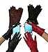 FOWNES Women's Cashmere Lined All Fingers Conductive Metisse Leather Gloves