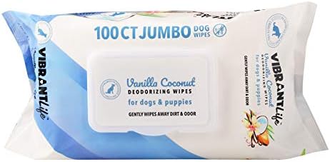 vibrant life vanilla coconut deodorizing wipes