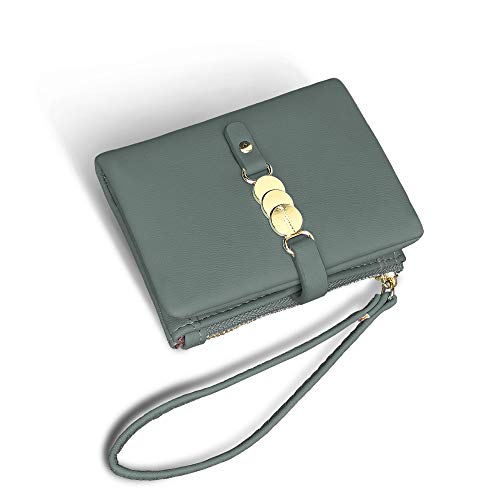 TOPKULL Wallets for Women Small Rfid Bifold Ladies Wallets Wristlet