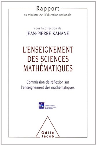 L' enseignement des sciences mathématiques