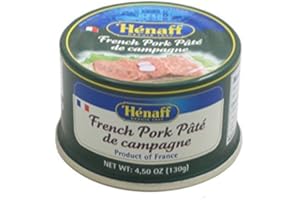 Henaff French Pork Pate de campagne, Country Pate - 130 grams (8 PACK)