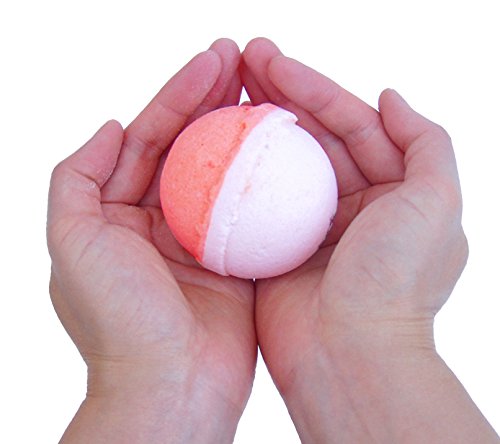 Relaxing Bath Bombs Gift Set, 6 Large 4.5oz Fizzies Made in USA with All Natural Organic Shea Butter - //coolthings.us