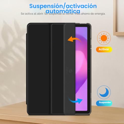 Fintie Funda para Lenovo Idea Tab de 11 pulgadas 2025 (TB-336ZU/TB-336FU) - Funda ultrafina con parte trasera translúcida con función de encendido y apagado automático