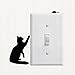 Woaills Switch Sticker, Vinyl Cartoon Cat and Mouse Wall Decorating Decal Room Window Decor (C)