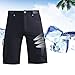 Ally Mens Mountain Bike Shorts 4D Padded Baggy Bicycle Cycling Biking Bike Shorts Lightweight Loose-fit (Black01+pad, X-Large) OrangeRed