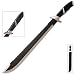 K EXCLUSIVE War Hunter Sawback Machete with Nylon Sheath - Black primary