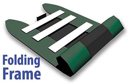 Sea-Eagle-Green-375fc-Inflatable-FoldCat-Fishing-Boat-Pro-Angler-Guide-Package