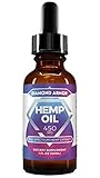 Full Spectrum Hemp Oil Drops - 450mg | Promotes Anxiety Relief, Reduces Stress & Chronic Pain, Anti-Inflammatory & Sleep Aid with Omega 3, 6 & 9 Oils | Zero THC CBD Cannabidiol - Mint Flavor