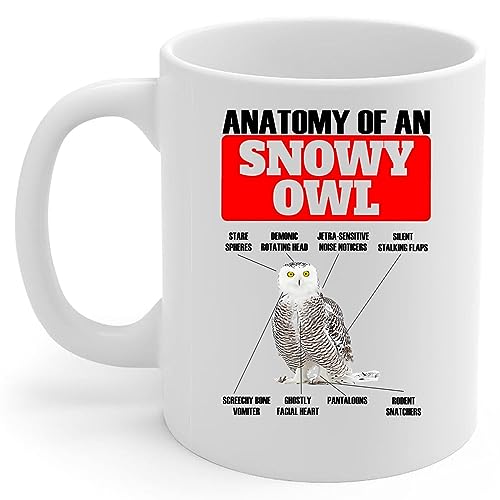 Lovesout Funny Brown Arctic Snowy Owl Anatomy Chart