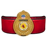 Title Boxing Old School Championship Belt, Red
