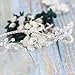 Yean Crystal Bride Wedding Hair Vine Silver Rhinestone Wedding Hair Accessories Bridal Hair Piece for Women and Girls