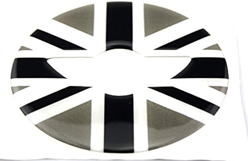 For Mini Cooper steering wheel sticker Decal Fit F54 F55 F56 Clubman Countryman 2016 up version Grey Jack