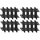 Lionel Ready-to-Play Straight Track Pack, 6-1/4”, 12 pieces, Black