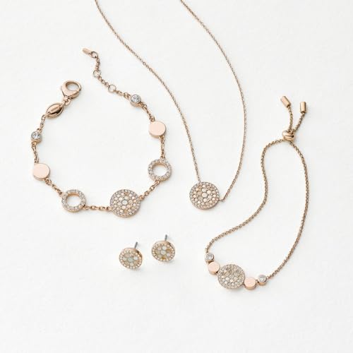 Fossil Armband Für Frauen Mop, Min. Innenlänge: 165mm Rose Gold Edelstahlarmband, JF02905791