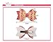 XIMA 12pcs Glitter Sparkly Bows Clips for Girls Hair Pin Rainbow Hair Bows for Hair Accessoires (12pcs-Glitter Rainbow bow clip)