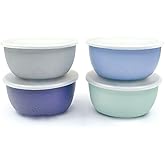 Elk and Friends Kids Stainless Steel Bowls with Silicone Sleeves + Lids | Suitable for Babies/Toddlers | Dishwasher Safe | No