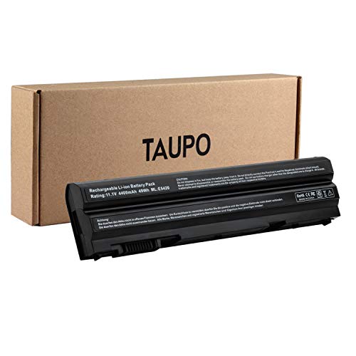 Taupo Laptop Battery Compatible with Dell Latitude T54FJ 8858X T54F3 M5Y0X 7FJ92 2P2MJ 04NW9 X57F1 KJ321 312-1325 NHXVW 4YRJH P8TC7 911MD DHT0W 312-1324 PRRRF 312-1242 -12 Months Warranty