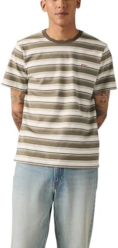 Ss Original Hm Tee Jen Stripe Maitake Br