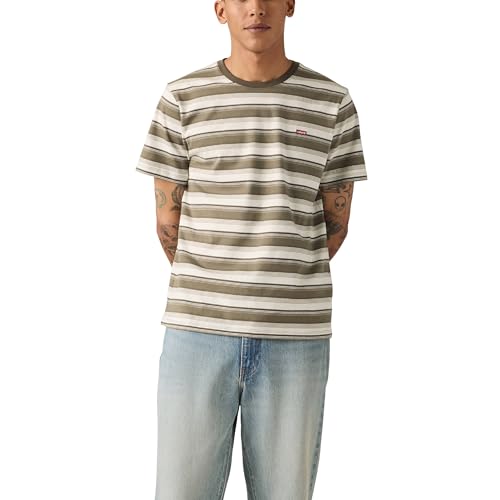Ss Original Hm Tee Jen Stripe Maitake Br
