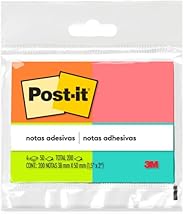 Bloco de notas post-it 4 blocos, 50 folhas cada Multicor