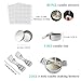 GOHI Candle Making Kit Supplies, DIY Candle Craft Tools Sets - Included 1pcs Candle Making Pot, 60pcs Natural Candle Wicks, 60pcs Candle Wick Stickers, 2pcs Candle Wicks Holder and 1pcs Candle Tins