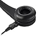 TURN RAISE Professional Over-The-Head Bluetooth Wireless Headset for Drivers, Noise Canceling & Hands Free w/Microphone for Trucker Receptionist Clerk Compatible with ISO Android Smartphone