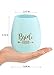 Bride Tribe Bachelorette Party Silicone Cups - Set of 10 Bundle with Temporary Tattoos Set of 12 -Bridesmaid Wedding Gift Celebration Durable Decorations (Blue)