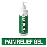 Biofreeze Pain Reliever Gel for Muscle, Joint, Arthritis, & Back Pain, Cooling Topical Analgesic, NSAID Free Pain Relief Works Like Ice Pack, 8 oz Bottle with Pump, Original Green Formula, 4% Menthol