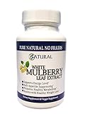 Extra Strength White Mulberry Leaf Extract 1000 Vegetable Capsule-Naked Supplements Appetite Suppressant, Weight Loss, Lose Weight, Promotes Healthy Metabolism (1)