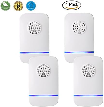 Enjoy Arts Home Pest Control Ultrasonic Repeller-2017 Brand New Electronic Plug In repellent indoor for Insects-Mice,Roaches,and Spiders,Non-toxic Eco-Friendly, Humans &amp; Pets Safe Set of 4