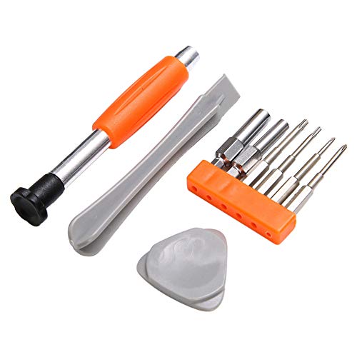 difcuyg5Ozw Tri-Wing T6/T8 Screwdriver Kit,Practical Alloy Console Repair Tools for Nintendo Switch NGC Wii