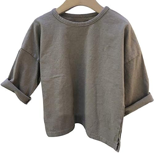 F S Maumu ベビー服 おしゃれ くすみカラー 無地 長袖 Tシャツ 男の子 女の子 ベビー キッズ 幼児服 綿トレーナー 韓国 子供服