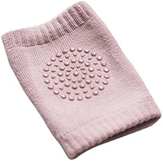 Unisex Baby Toddlers Kneepads, Adjustable Knee Elbow Pads Crawling Baby Crawling Anti-Slip Knee Compression (Pink)